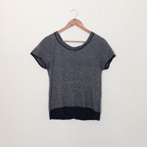 Anthropologie Field Flower Knit Top